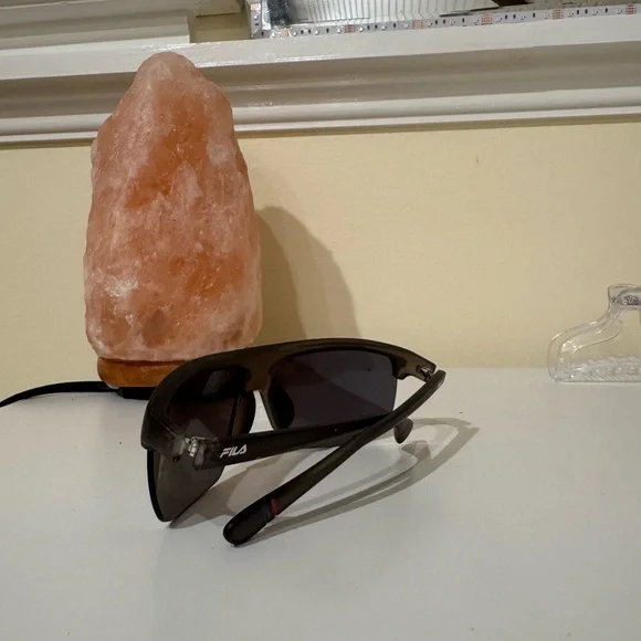 Men's FILA Sport Sunglasses with Blue Lenses
